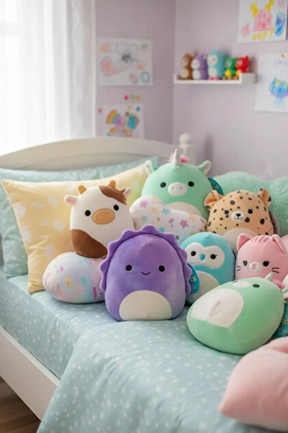 エクササイズグッズ Mallow Miniso Çift Taraflı Squishmallow Flip-a-Mallows – Dönüşebilen