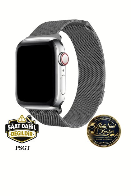 Apple Watch Uyumlu Seri 1/2/3/4/5/6/se/7/8/9 (38/40/41MM)-s10-11(42MM) Kordon Paslanmaz Metal Milano