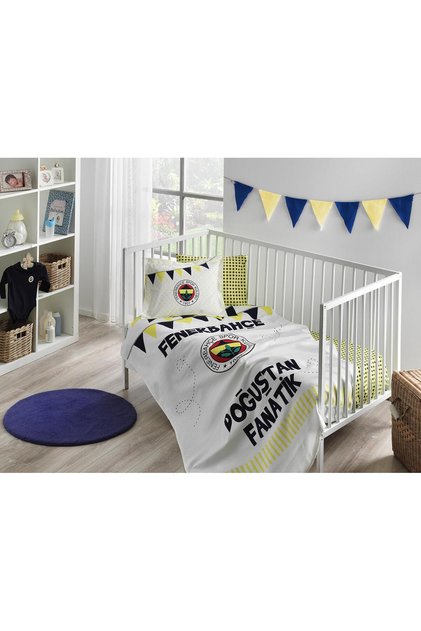 Licensed Baby Pique Bedspread Set Fb Fenerbahçe Fanatik Baby