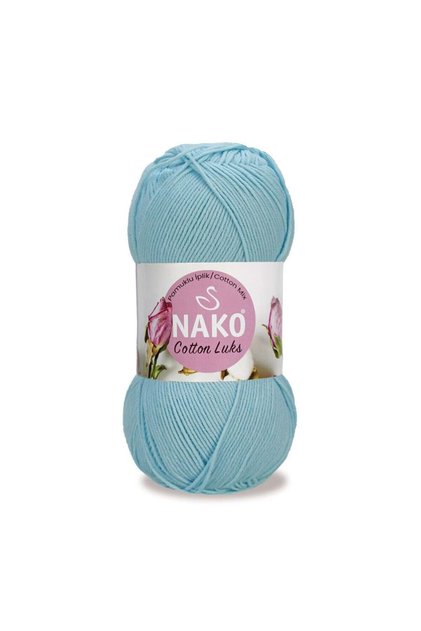 Cotton Luks Hand Knitting Yarn 100 Gr Color No: 97564 Aquamarin