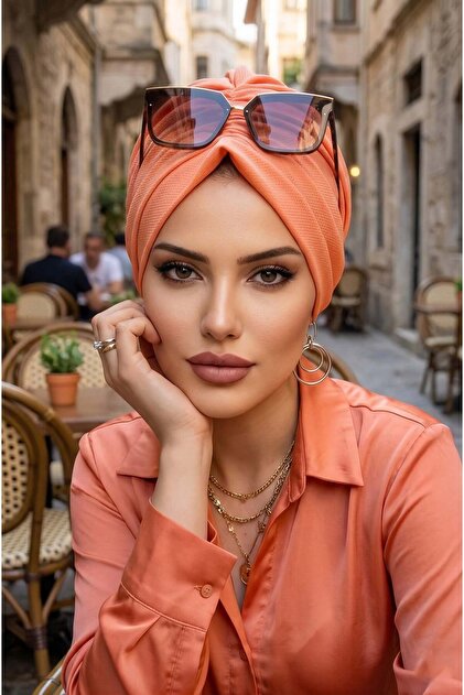 Neon Turuncu Tokalı Bone