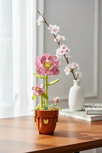 Sdvp-020 一枚セット×5& 3枚セット　×9 計14p DOSTOYS Pembe Japon Gülü Dekoratif Oyun Bloğu – Saksılı