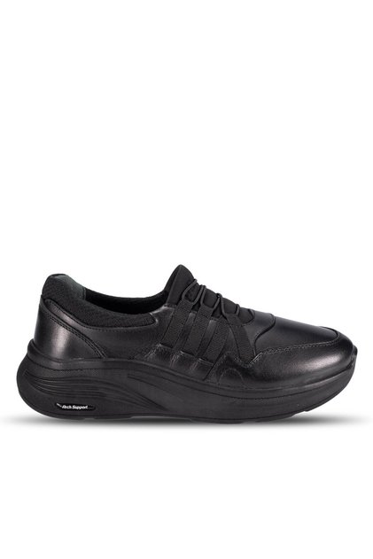 Esta-h women's leather shoes black