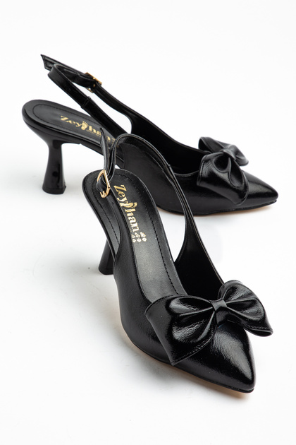 014-Women's Evening Dress Shoes with Bow, Stylish and Comfortable
