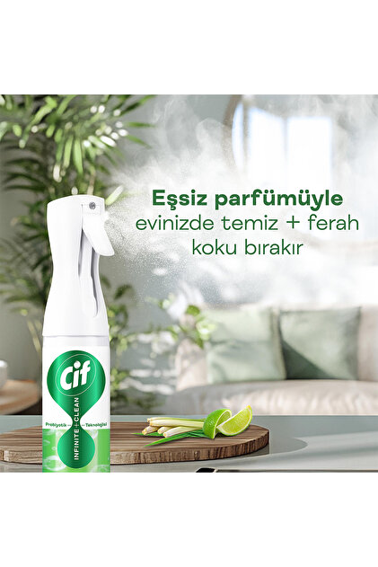 リファインプロSP Cif Infinite Clean Doğal Probiyotikli Sprey Tüm Yüzeyler İçin
