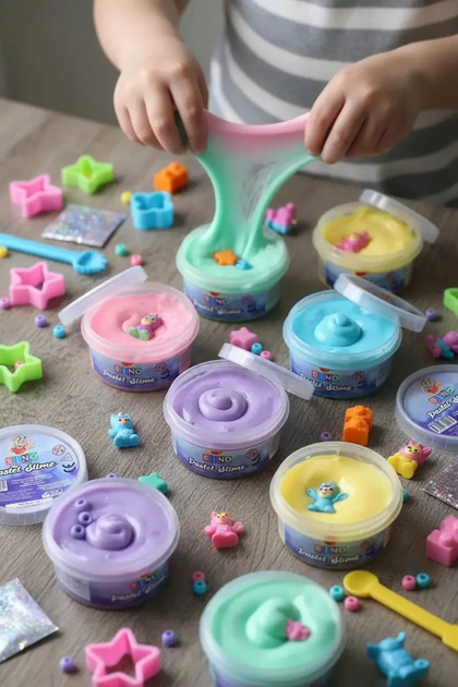 AVMmarketim Ele Yapışmayan Slime Oyun Hamuru Pofuduk Slaym 1 Adet