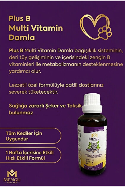 mengu petcare Tüy Dökülmesini Önleyici ve Tüy Sağlığını