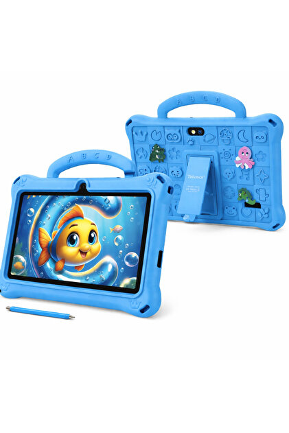 P603 Kids Tablet 7" HD, 6GB+128GB, Android 13, Dual Cam, 3000mAh, WiFi, Case Kit Extras