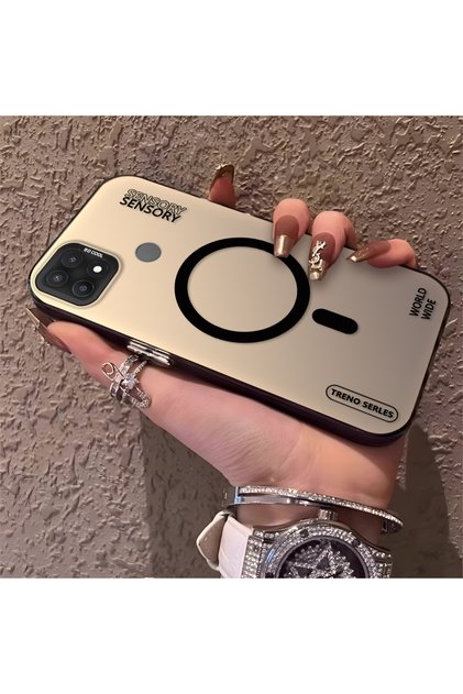 Oppo A15/A15S Compatible High Quality Plain Case, Silicone Shockproof Fashion