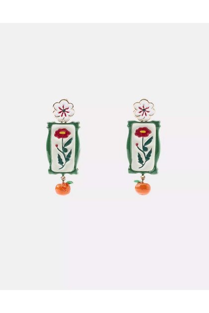 Steel Flower Earrings