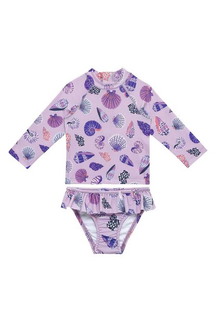 Uv Protection Long Sleeve Baby Girl & Kids 2 Piece Swimsuit Set