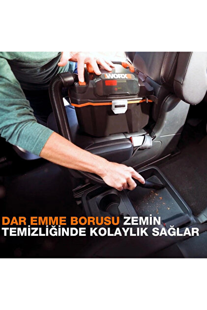 Worx WX031.9 20Volt 200W/16Kpa Li-ion Kömürsüz Flexi Esnek