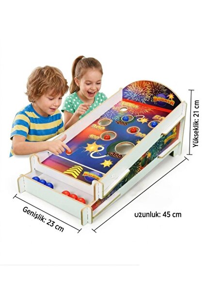 Tıfıl Toys Boomer Lastikli Ahşap Hedef Vurma ve Puan Toplama Oyunu