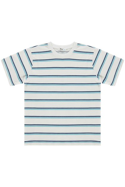 Line Print T-Shirt for 6-9 Years Old - Off-White