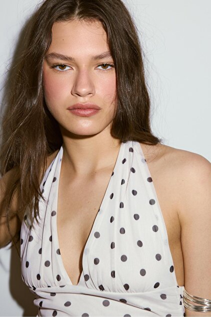 最終価格【yo BIOTOP】rayon bare halter neck BIOTOP(ビオトープ