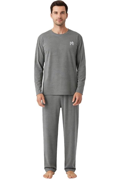 Mens Loungewear Sets Pajamas Set Soft Sleepwear Family Night Wear