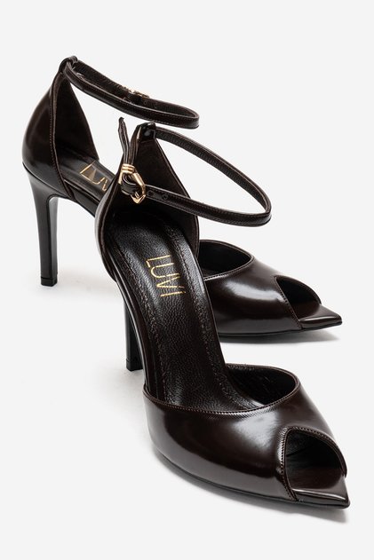 Dona Brown Skin Women's Thin Heeled Shoes