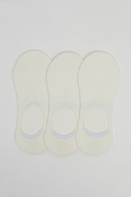 3 Pack Solid No-Show Socks