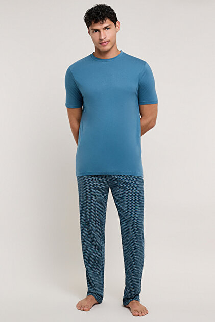 Patterned Loungewear Set