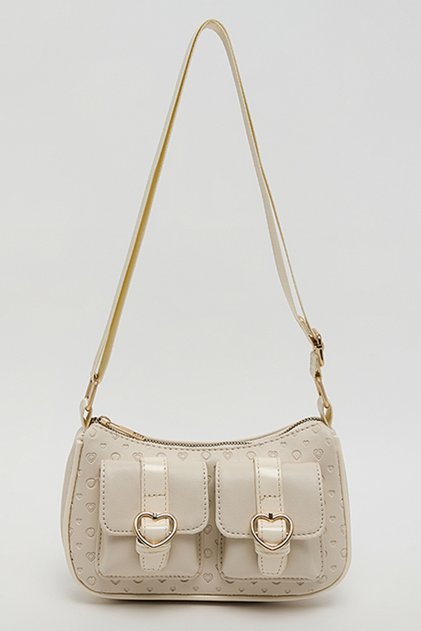 Debossed Crossbody Bag