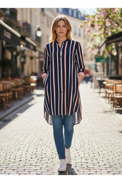 Women's Plus Size Long Viscose Shirt