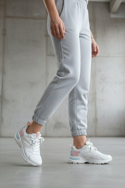 Nl-5075 Off-White Women's Comfort Casual Sneaker Shoes