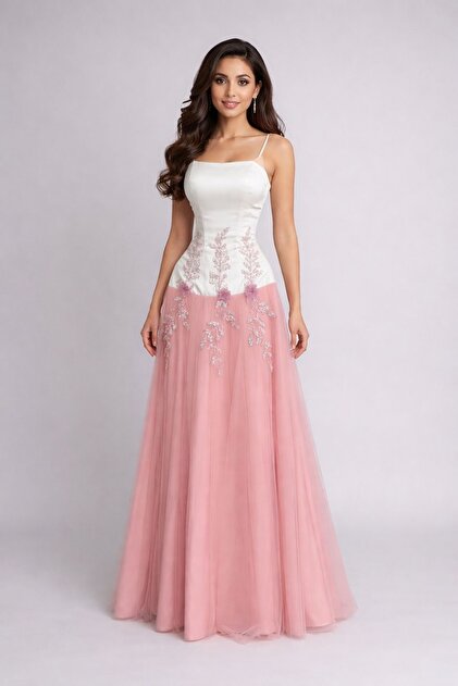open lace back dress L'Agence Jodie V-Neck Slip midi Dress | Diva Pink main image 0