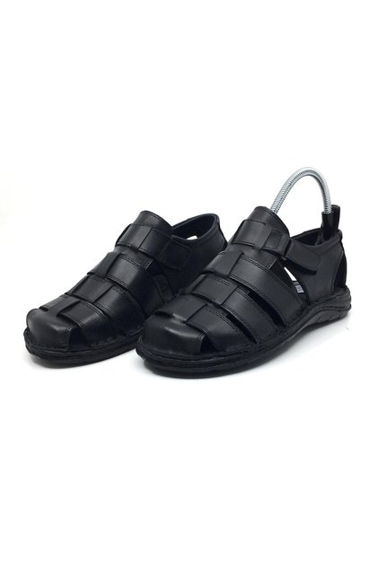 Steel 100% Leather Men's Orthopedic Summer Comfortable Sandals 40-45