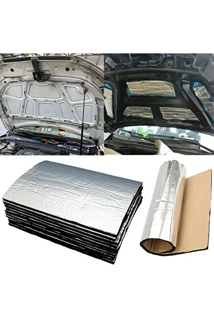 عازل حراري وصوتي للسيارة 10 قطع (Heat & Sound Insulation Mat)