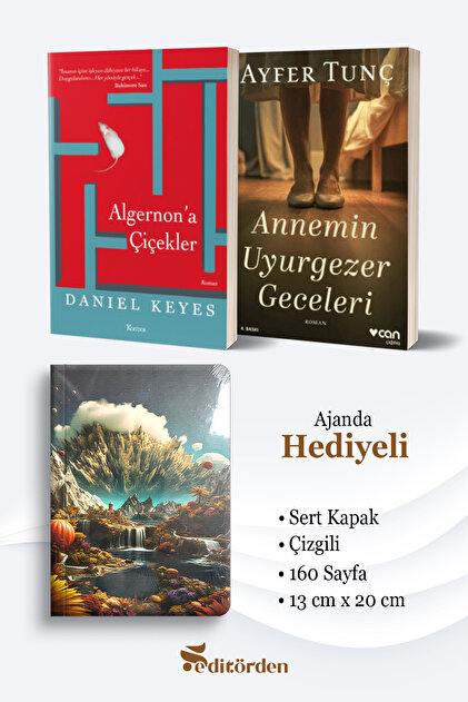 Algernon’a Çiçekler - Annemin Uyurgezer Geceleri/Ayfer Tunç - Ajanda Hediyeli