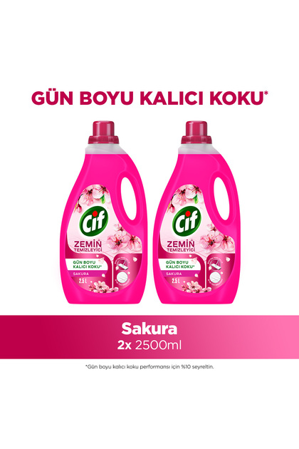 Cif Zemin Temizleyici Sakura 2500 ml x3 - Fiyatı, Yorumları