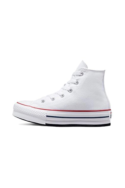 ΠΑΠΟΥΤΣΙΑ CHUCK TAYLOR ALL STAR LIFT HI K ΛΕΥΚΑ/ΓΚΑΡΝΤ/ΜΠΛΕ ΜΠΛΕ