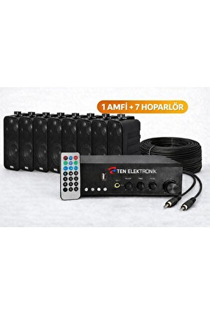 Westa Ten, ECO SERİ Ses Sistemi Amfi + Duvar Tipi Hoparlör Seti