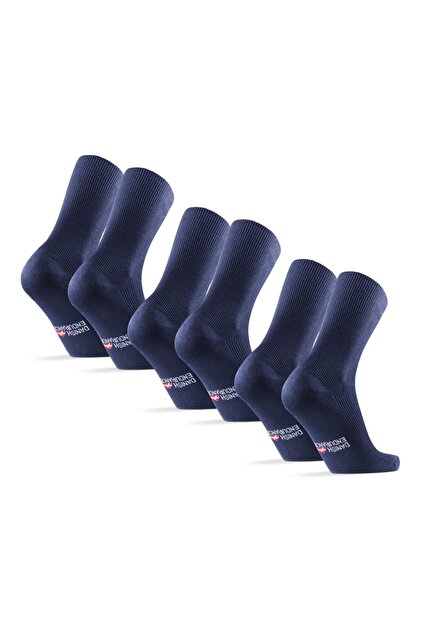 Danish Endurance Set of 3 Pairs of Unisex Bamboo Socks, Breathable,  Anti-Sweat, Comfortable- Trendyol
