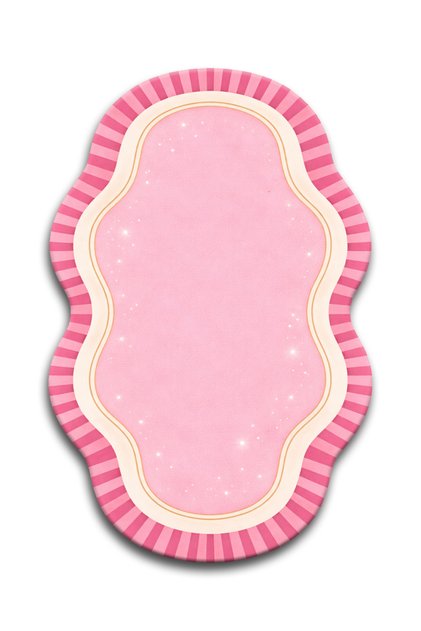 SDT Pop-Art Pembe Labirent Dokuma Taban Dekoratif Halı sdt675