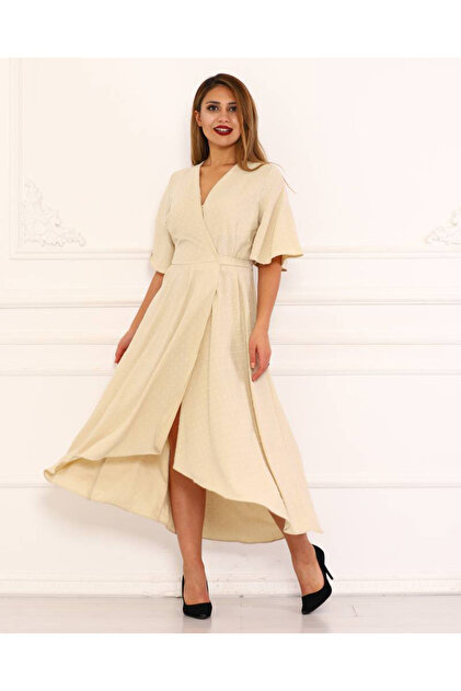 princess polly baby blue dress Michael Stars Randi V-Neck Midi in Cement
