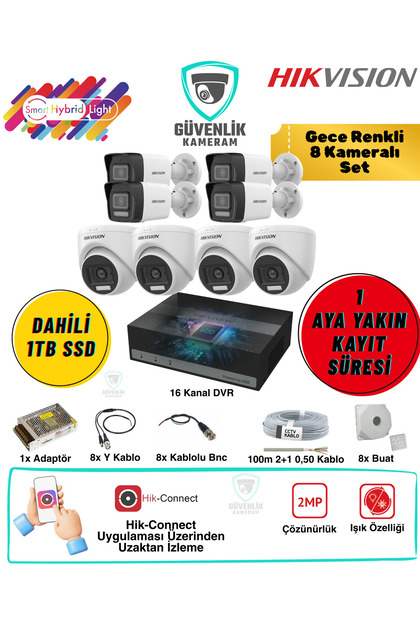 ZTECH 8 li Güvenlik Kamera Sistemi - Fiyatı, Yorumları