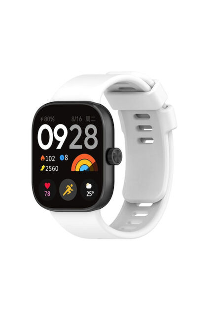 Αθλητικό Λουράκι Σιλικόνης Λευκό (Redmi Watch 4 / Redmi Watch 5)