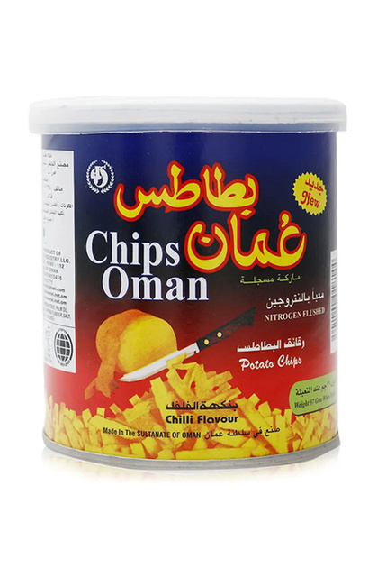 Oman Chips Chilli 37gm(50x2packs)