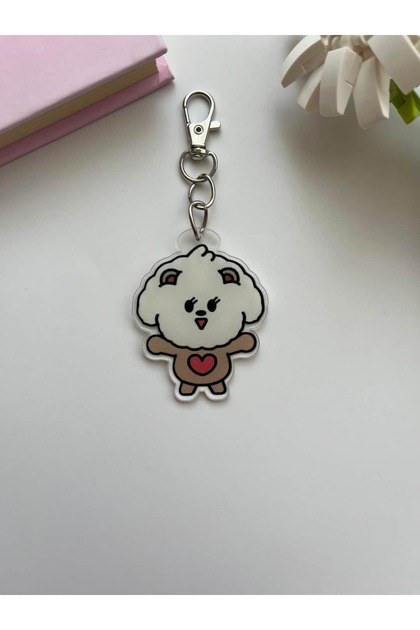 【新品】PPULBATU BAMGEUT キーリング BEOMGYU Hara Company TXT KPOP Grubu PPULBATU Bamgeut Beomgyu Anahtarlık