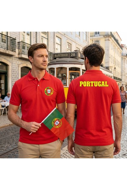 Portugal Portugal Polo Collar Tee Shirt