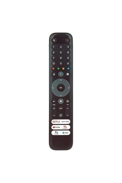 Tcl 55V6a İle Uyumlu 4K Qled Tv Mikrofonlu Kumanda