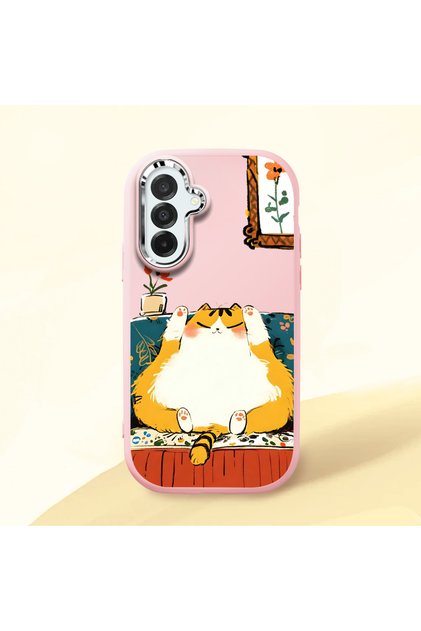 Pink Silicone Case with Shock-Absorbing Camera Protections Compatible with Samsung Galaxy A26
