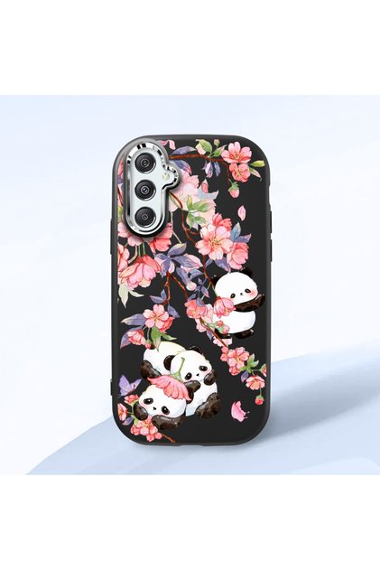 Samsung Galaxy M34 Compatible Black Silicone Case with Shock-Absorbing Camera Protections