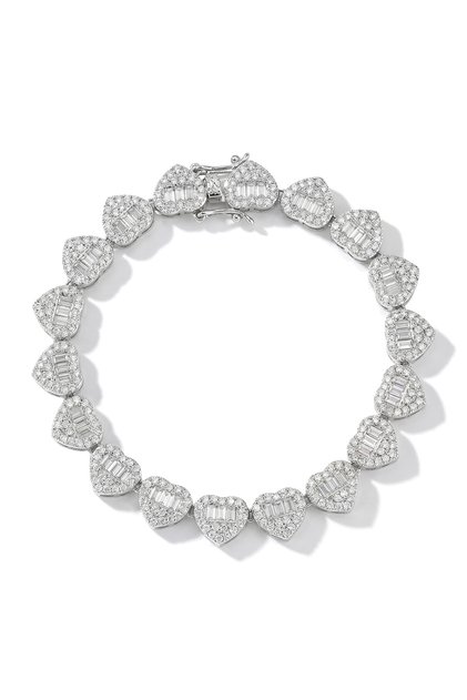 Cast Heart Waterway Bracelet