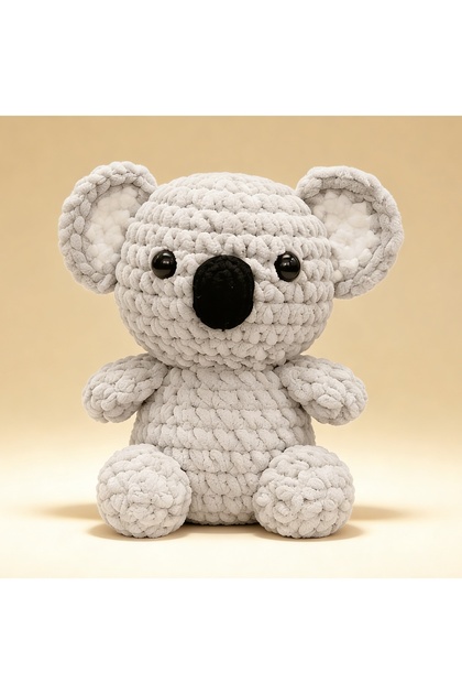 The Gurumi Koala - Yeni Başlayanlar İçin Koala Amigurumi Örgü Kiti