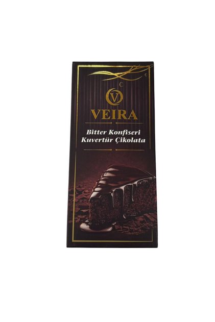 VEIRA Kuvertür Çikolata 200 GR (Bitter)