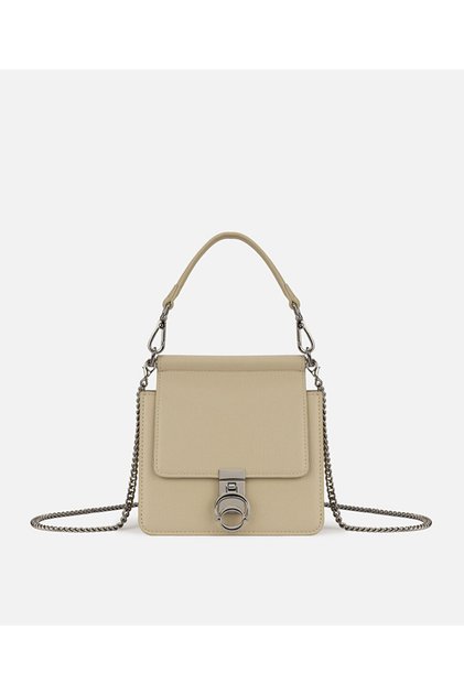 Locket Leather Look Bag