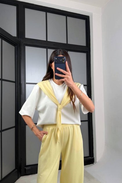 Modal Fabric Tie-Up Double Suit
