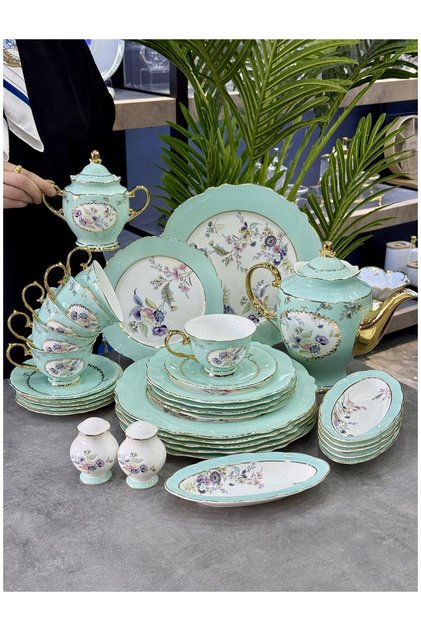 Linda Fine Bone China Porselen 36 Parça Kahvaltı & Brunch Takımı